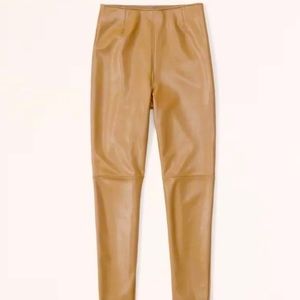 Abercrombie Curve Love Vegan Leather Skinny Legging